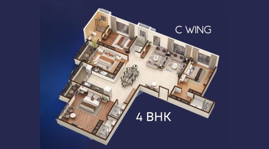 ZEE-Sadguru-Floor-Plan-4 BHK